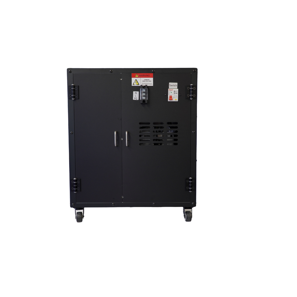 7 L/min hydrogen generator - rear panel